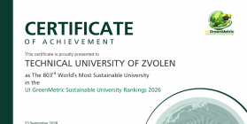 certifikát UI Green Matric
