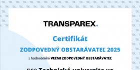 Certifikát Transparex A+