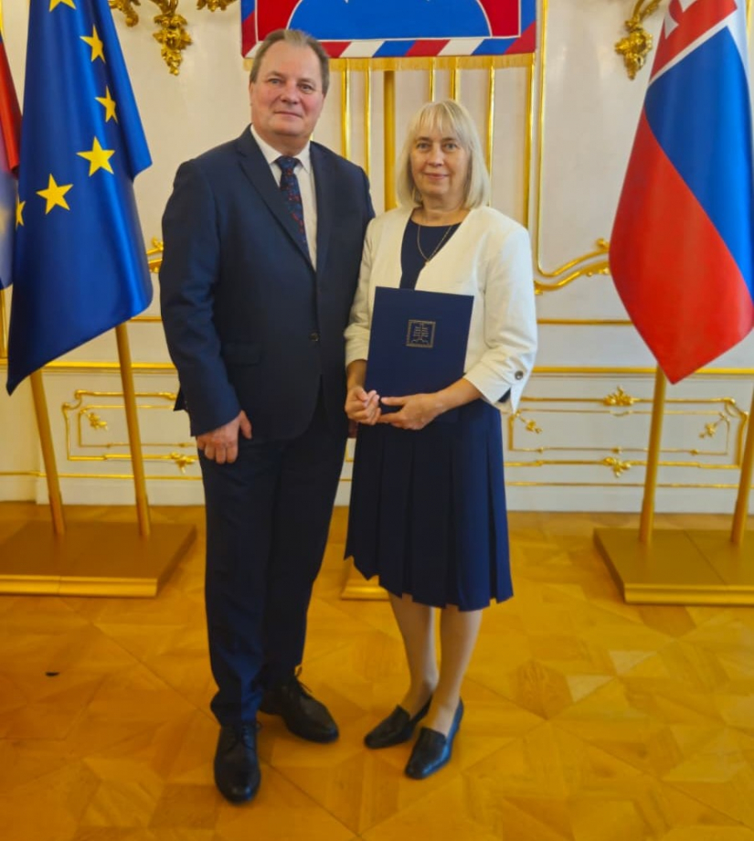 Rektor TUZVO prof. Rudolf Kropil a prof. Radoslava Kanianska