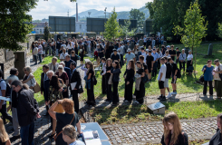 Pietny akt na Židovskom cintoríne vo Zvolene