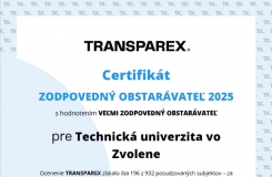 Certifikát Transparex A+